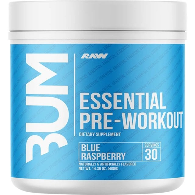 Raw Nutrition - CBUM Essential Pre-Workout Blå Hindbær 420g