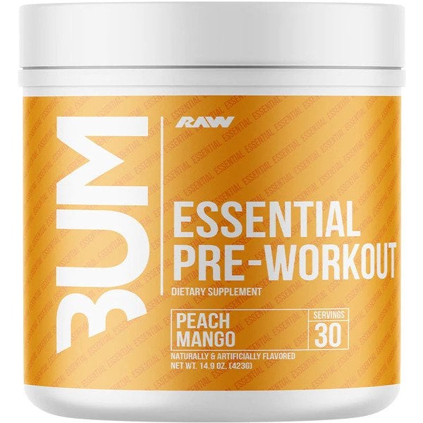 Raw Nutrition - CBUM Essential Pre-Workout Peach Mango, 423g