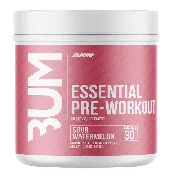 Raw Nutrition - CBUM Essential Pre-Workout, Sour Watermelon - 405g