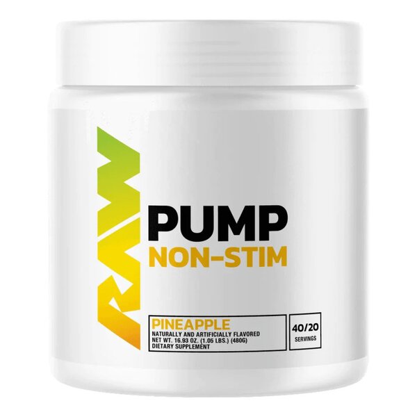 Raw Nutrition - Pump Non-Stim, Strawberry Lemonade - 480g
