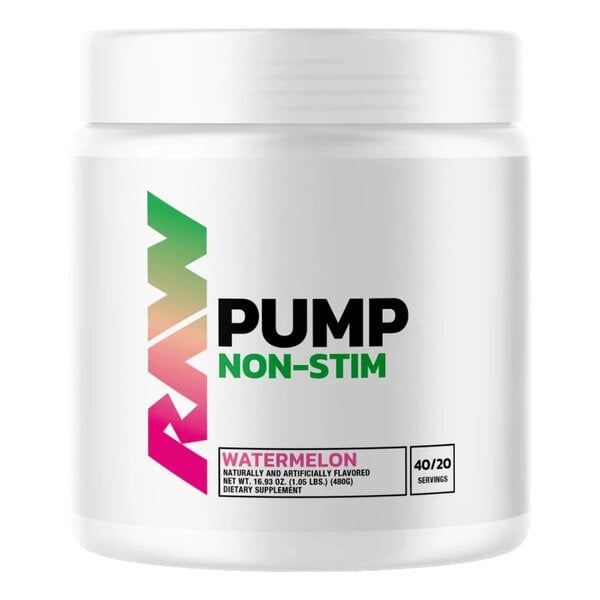 Raw Nutrition - Pump Non-Stim, Watermelon - 480g