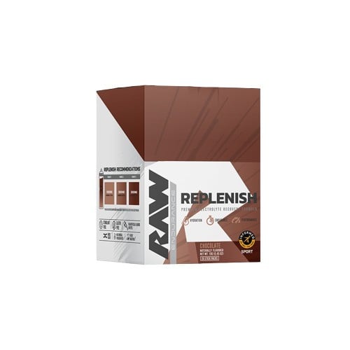 Raw Nutrition - Replenish, Chocolate - 20 stick packs