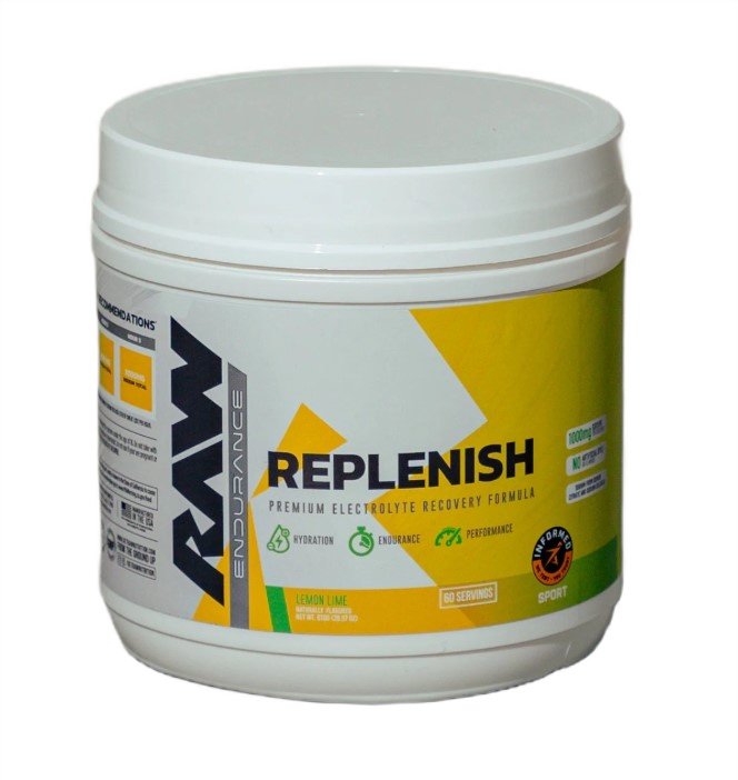 Raw Nutrition - Replenish Tub, Lemon Lime - 810g