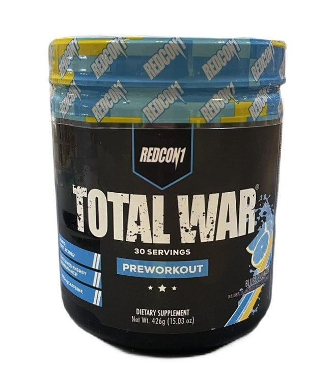 Redcon1 - Total War Preworkout, Blue Lemonade - 426g billede