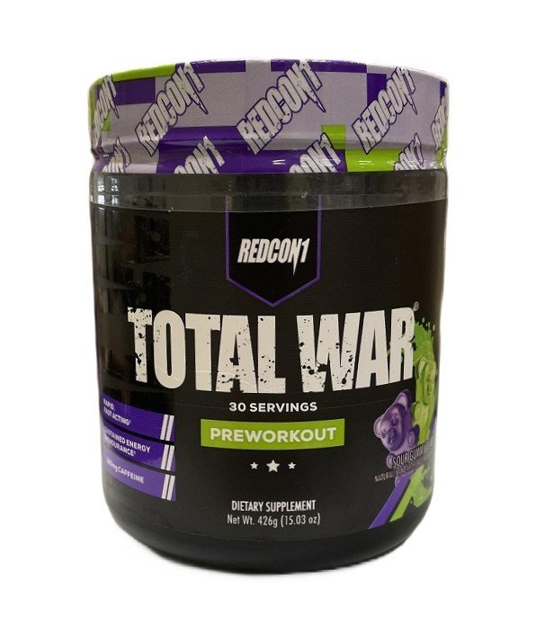 Redcon1 - Total War - Preworkout, Sour Gummy Bear - 426g