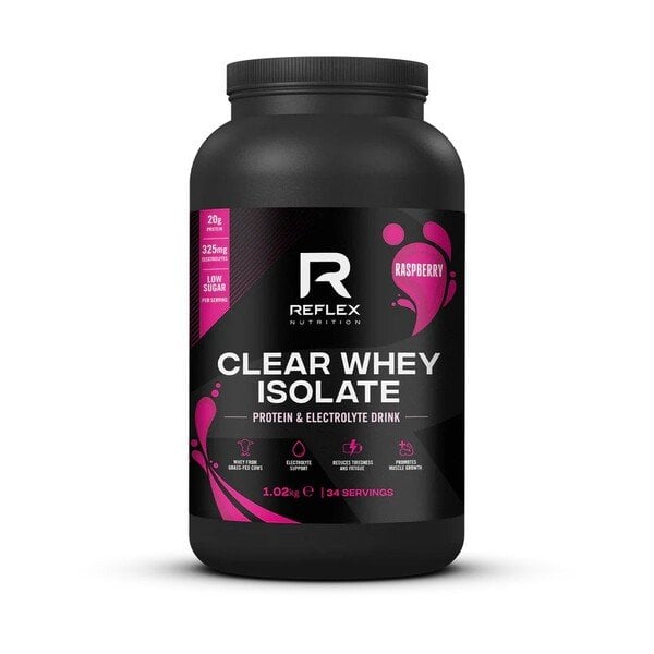 Reflex Nutrition - Clear Whey Isolate Hindbær 1020g