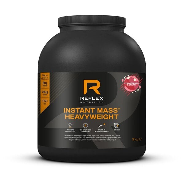 Reflex Nutrition - Instant Mass Heavyweight, Strawberries & Cream - 2000g
