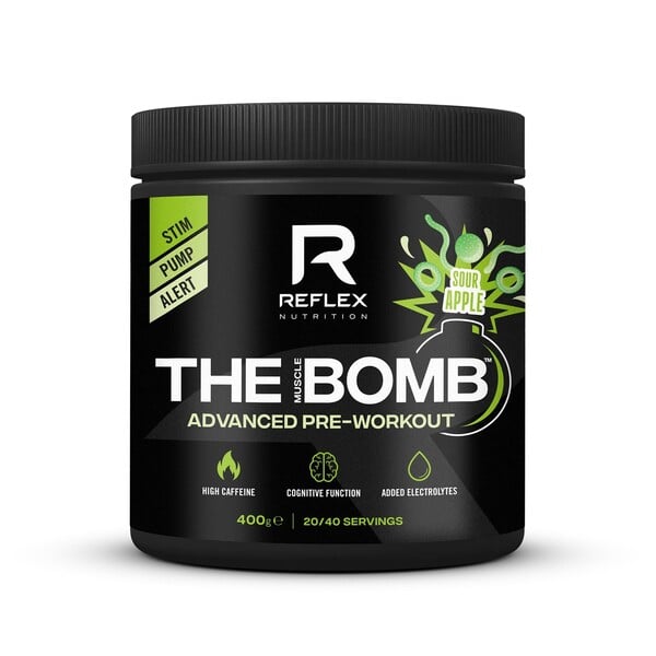 Reflex Nutrition - The Muscle Bomb, Sour Apple - 400g