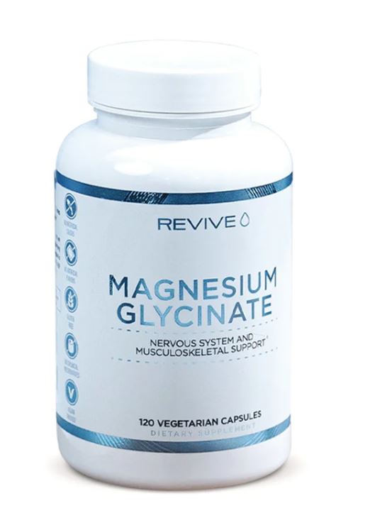 Magnesiumglycinat - 120 vegetabilske kapsler