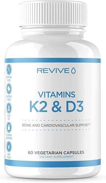 Revive - Vitamins K2 + D3 - 60 vcaps