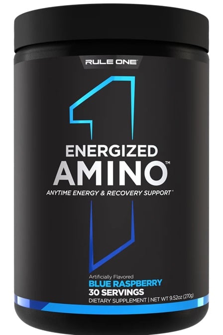 Rule One - Energized Amino Blå Hindbær 270g