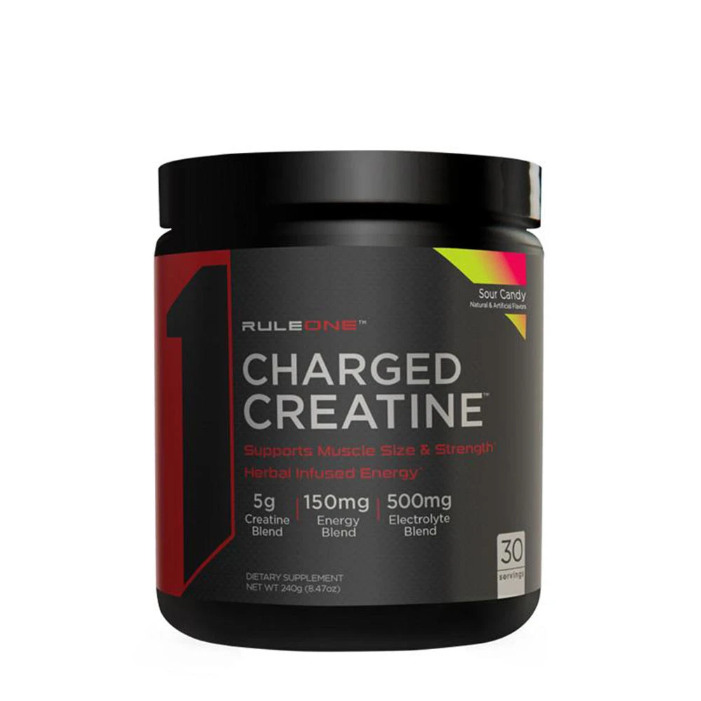 Rule One - Charged Creatine, Sour Candy - 240g