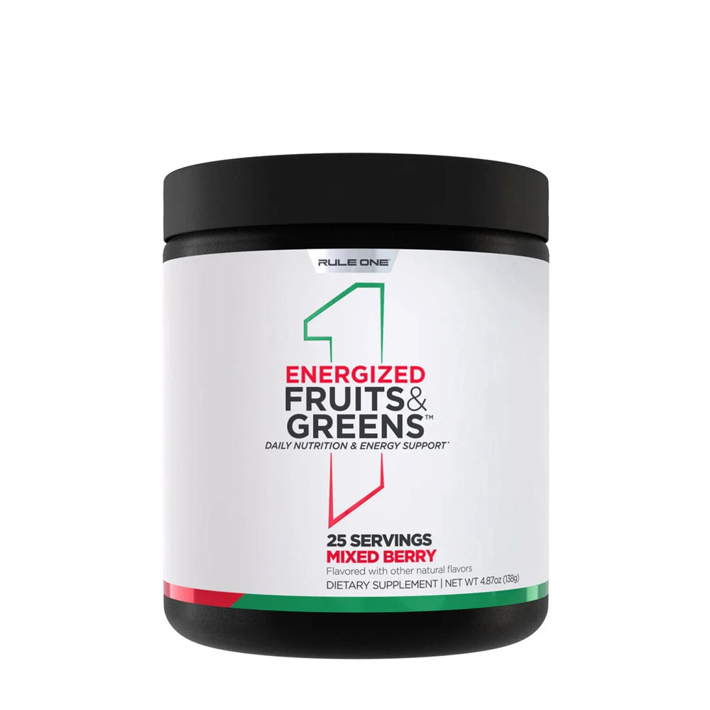 Rule One - Energized Fruits & Greens, Mixed Berry - 138g