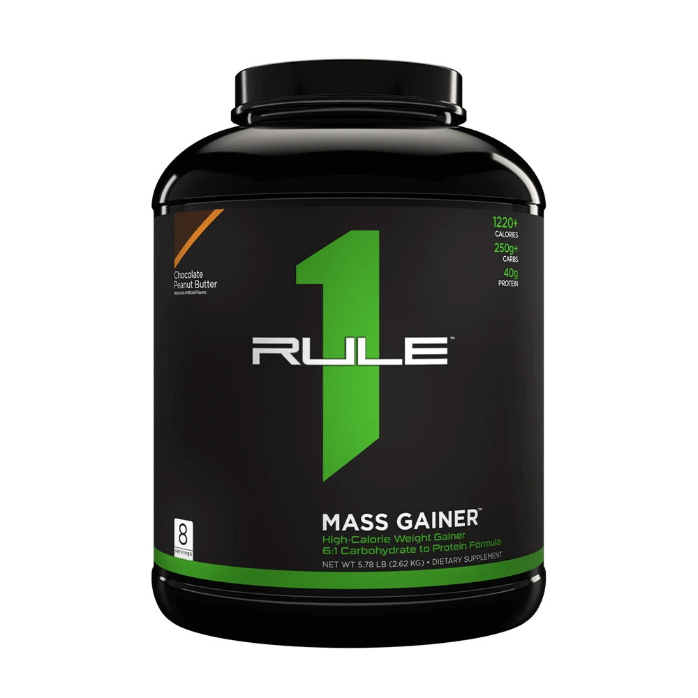 Rule One - Mass Gainer, Chocolate Peanut Butter - 2620g
