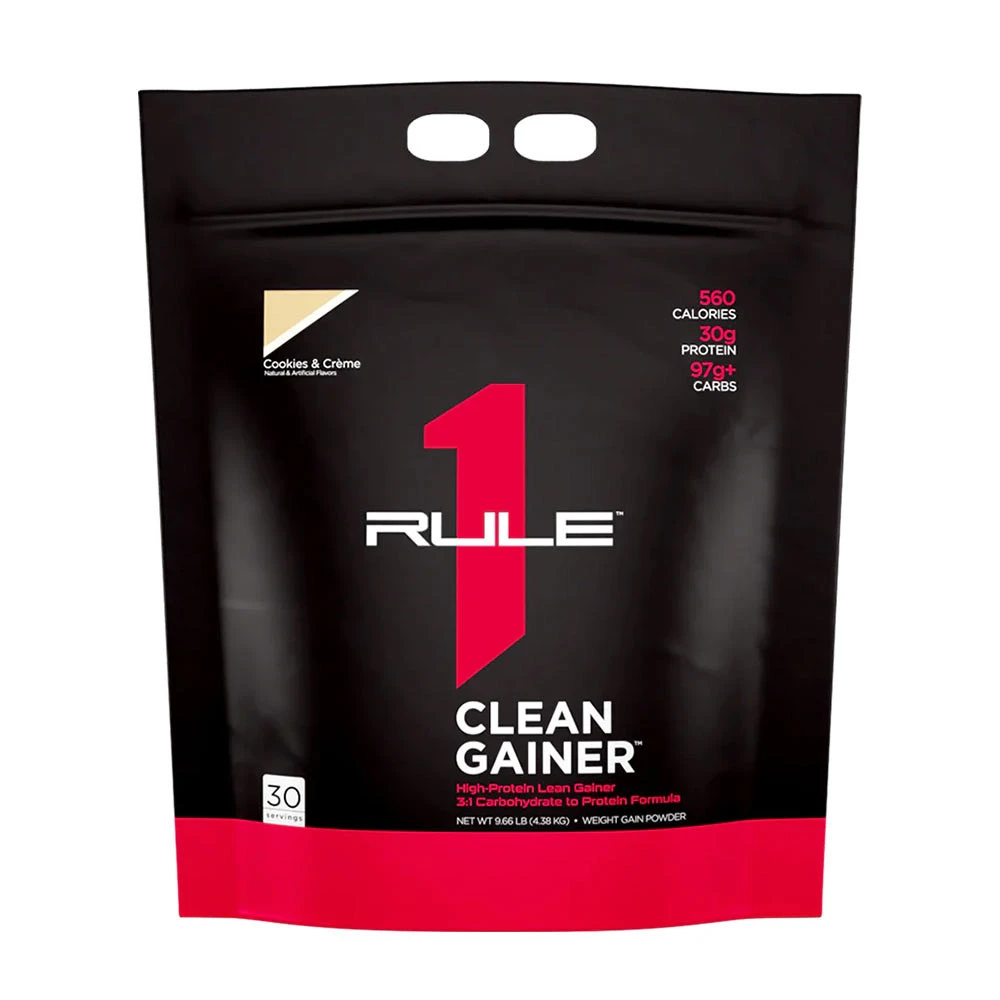 Rule One - R1 Clean Gainer, Cookies & Creme - 4380g