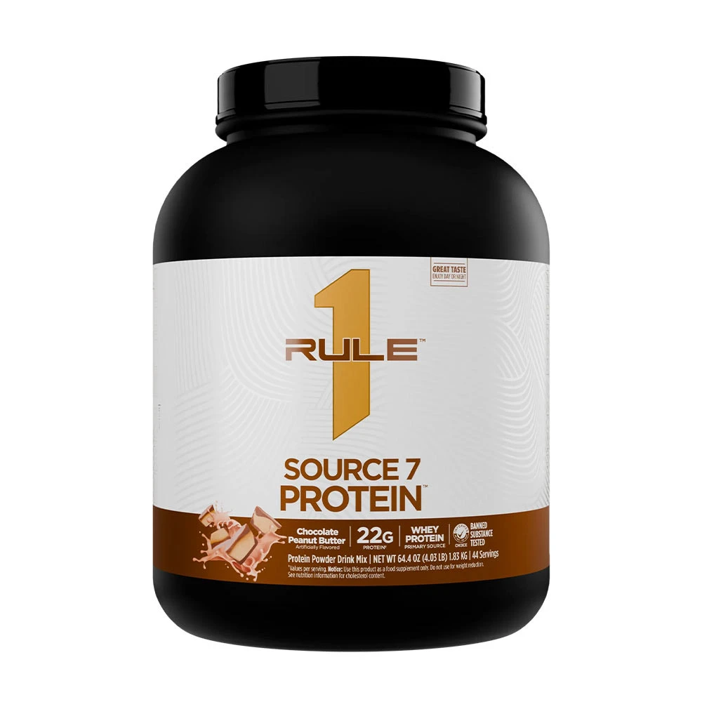 Rule One - Source7 Protein, Chocolate Peanut Butter Gelato - 2280g