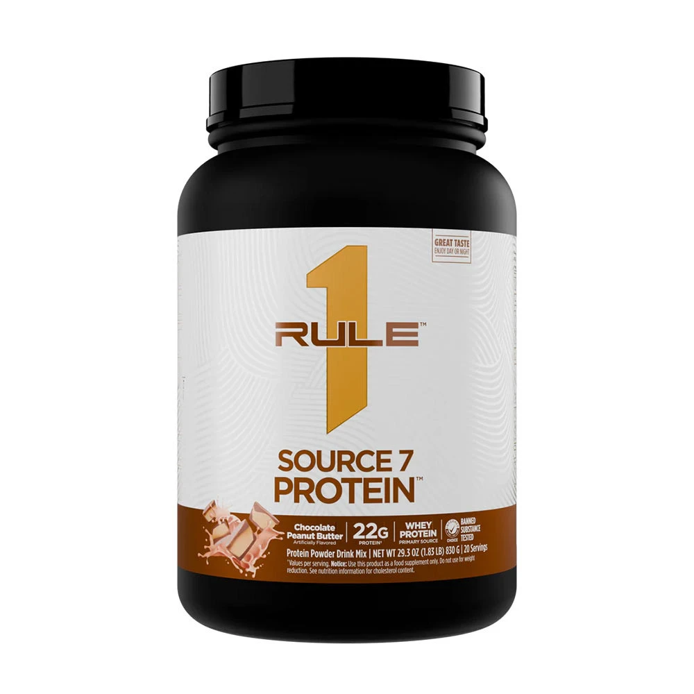 Rule One - Source7 Protein, Chocolate Peanut Butter Gelato - 913g