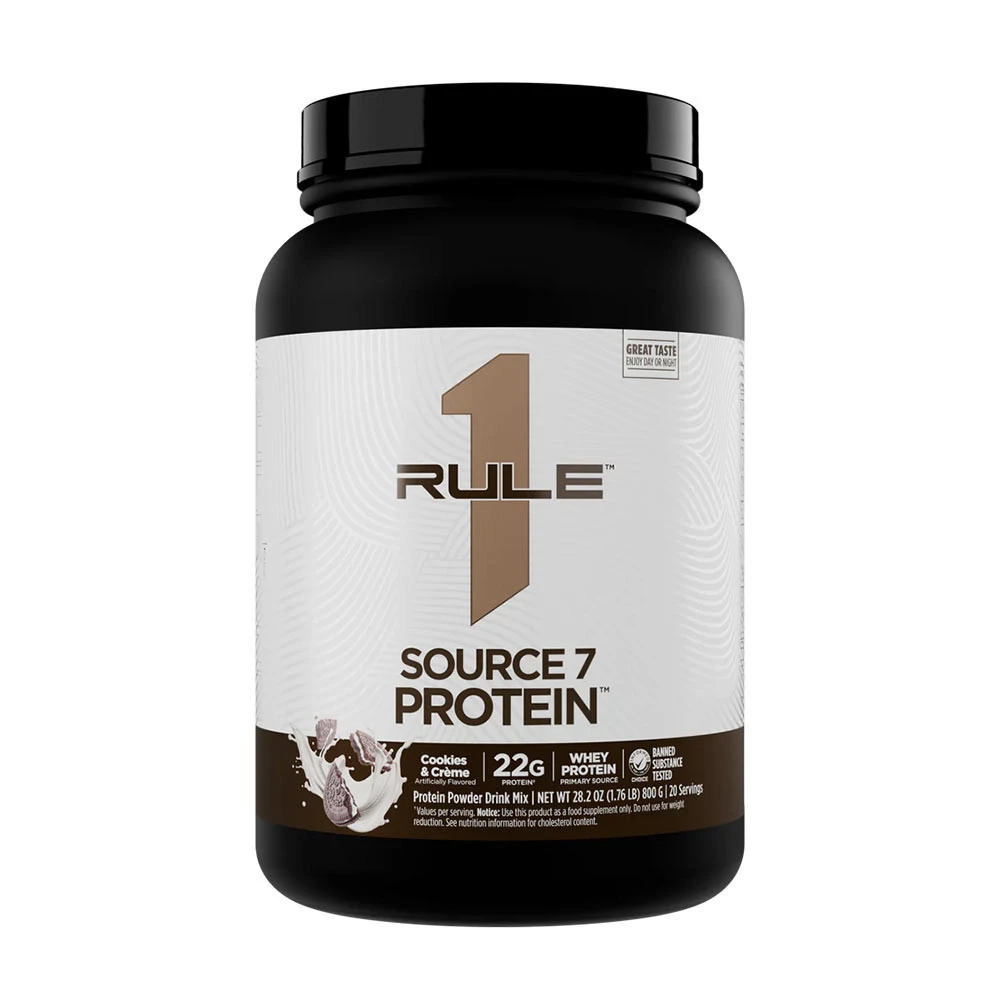 Rule One - Source7 Protein, Cookies & Creme Gelato - 920g