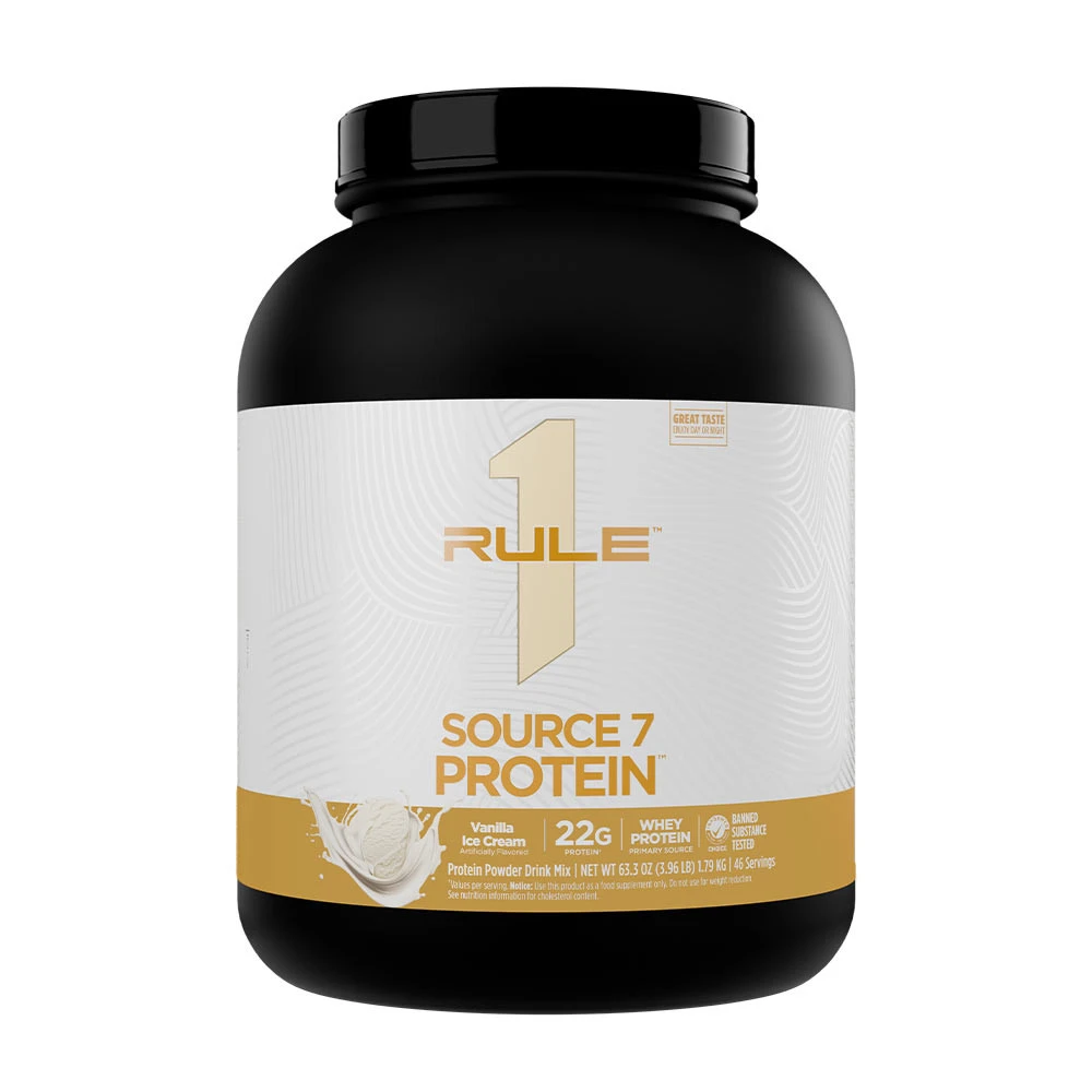 Rule One - Source7 Protein, Vanilla Gelato - 2260g
