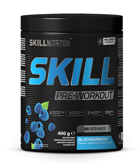 Skill Nutrition - Skill Pre-Workout, Blue Raspberry - 400g