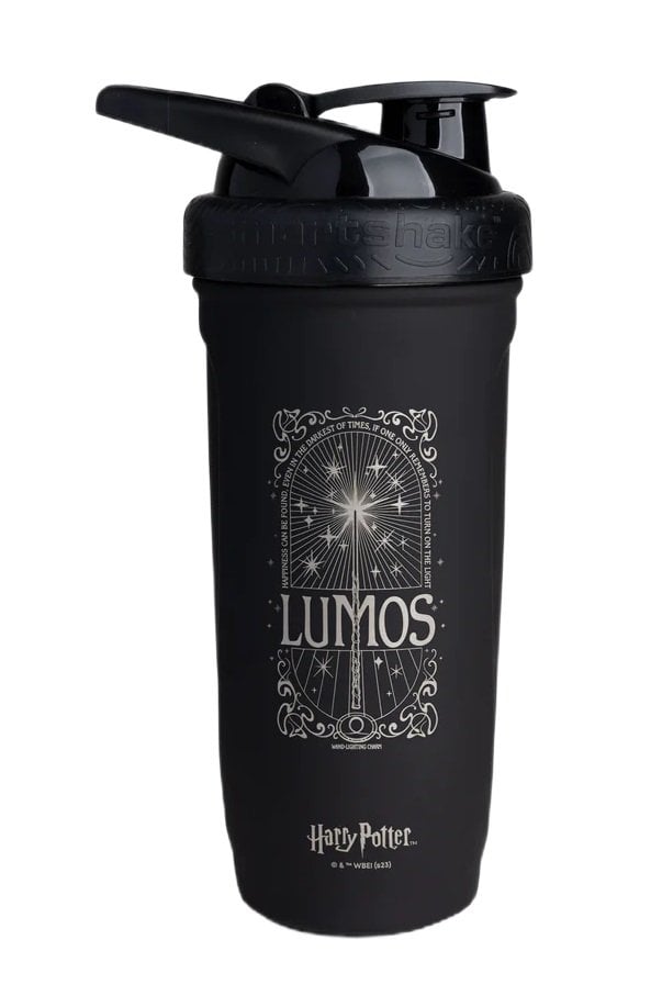 SmartShake - Harry Potter Collection Stainless Steel Shaker, Lumos - 900 ml.