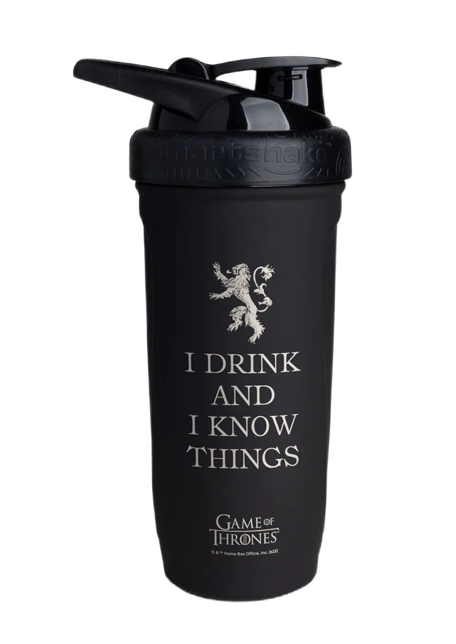 SmartShake - Reforce Stainless Steel Game Of Thrones "I Drink and I Know Things" 900 ml
