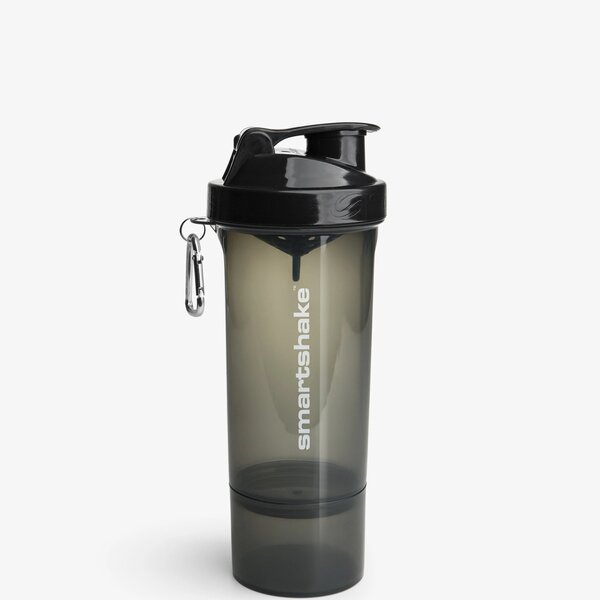 SmartShake - Slim Series Gunsmoke Black 500 ml billede