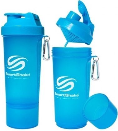 SmartShake - Slim Series Neon Blue 500 ml