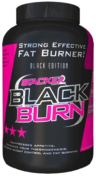 Stacker2 Europe - Black Burn - 120 caps