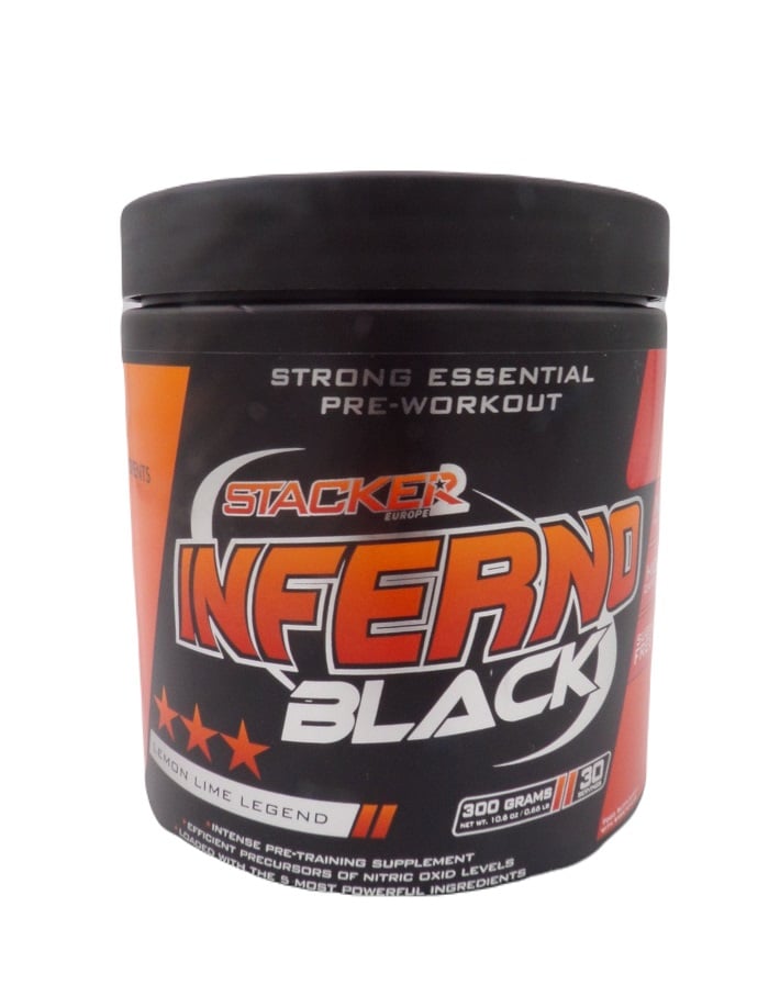 Stacker2 Europe - Inferno Black, Lemon Lime - 300g