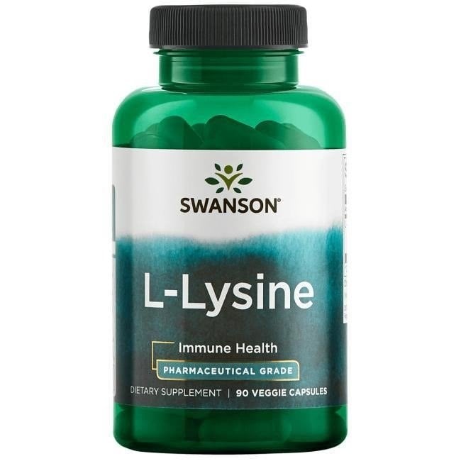Swanson - AjiPure L-Lysin 500 mg, 90 vcaps