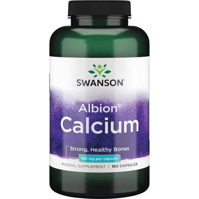 Swanson - Albion Calcium, 180mg - 180 caps