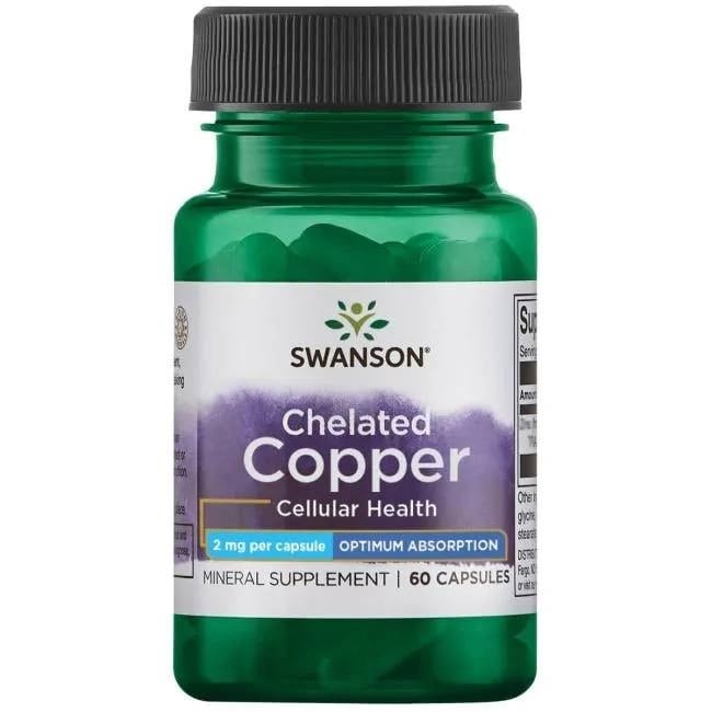 Swanson - Albion Copper, 2mg - 60 caps