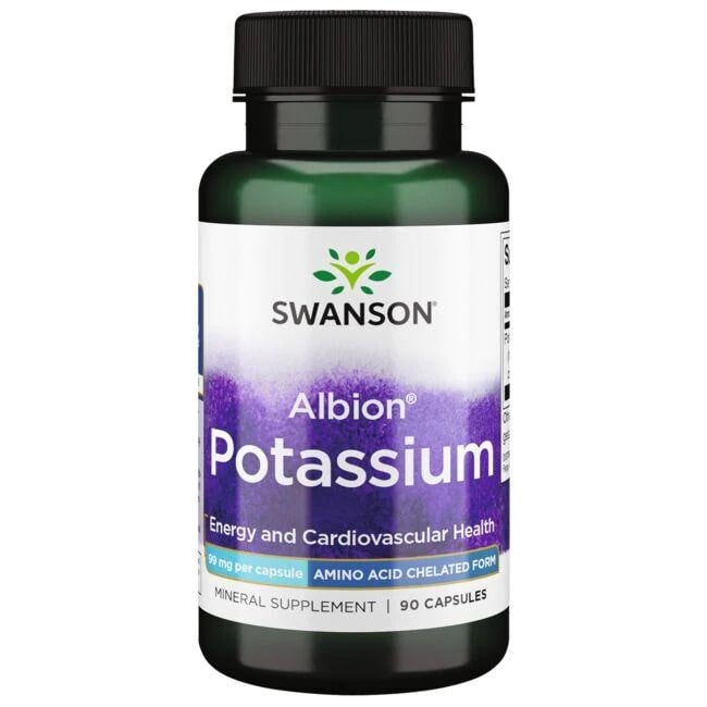 Swanson - Albion Potassium, 99mg - 90 caps