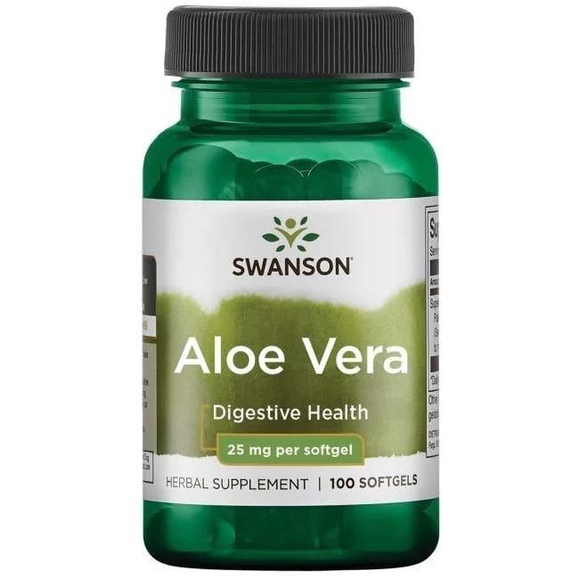 Swanson - Aloe Vera, 25mg - 100 softgels