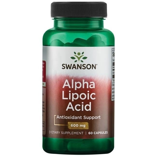 Swanson - Alpha Lipoic Acid 600 mg, 60 kapsler