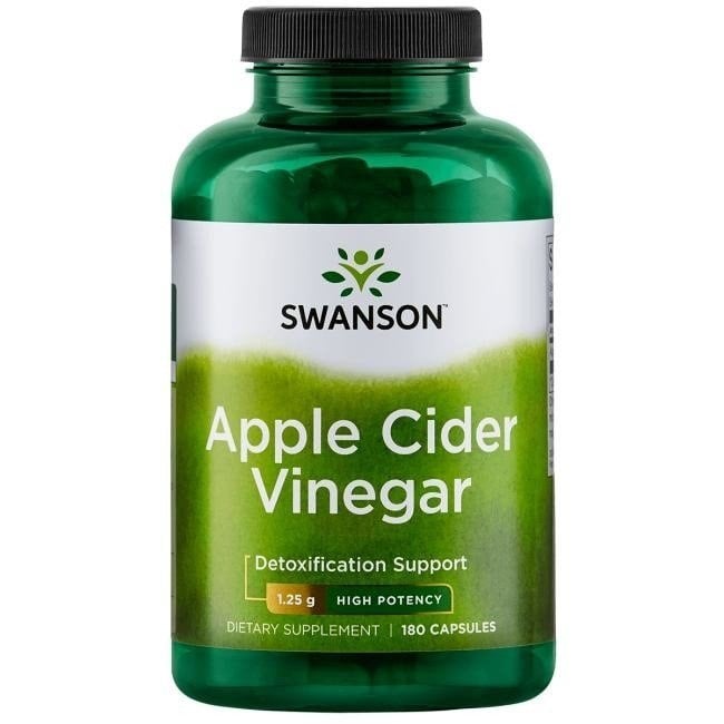 Swanson - Æblecidereddike Høj Potens 1250 mg - 180 kapsler