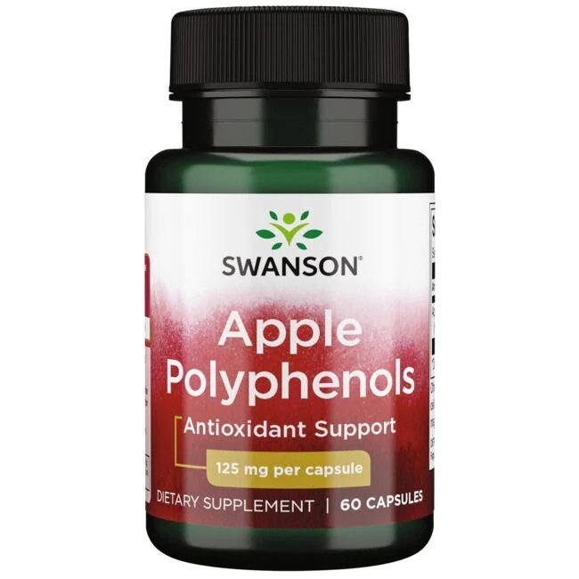 Swanson - Apple Polyphenols, 125mg - 60 caps