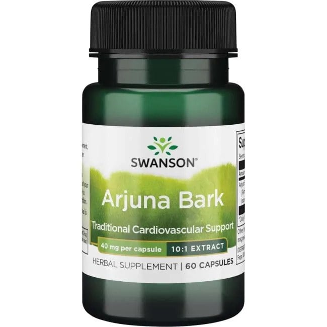 Fuldspektret Arjuna Bark (10:1) ekstrakt, 40 mg - 60 kapsler