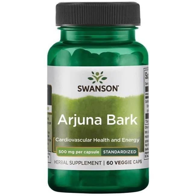 Arjuna Bark, 500 mg - 60 vegetabilske kapsler