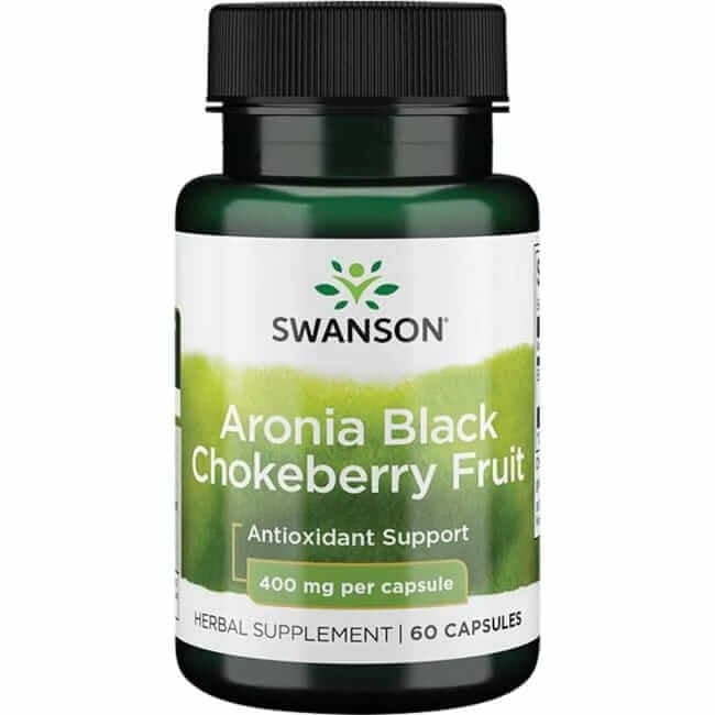 Swanson - Aronia Black Chokeberry Fruit, 400mg - 60 caps