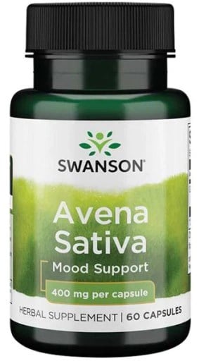 Fuldspektret Avena Sativa (grøn havregræs), 400 mg - 60 kapsler