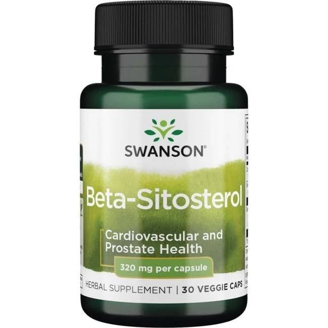 Beta-Sitosterol, 320 mg - 30 vegetabilske kapsler