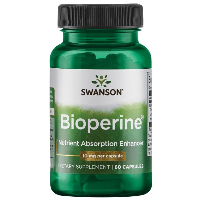 Swanson - Bioperine, 10mg - 60 caps