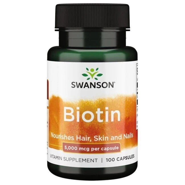 Swanson - Biotin, 5000mcg - 100 caps