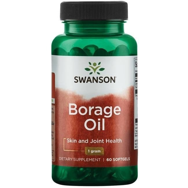 Swanson - Borage Oil, 1000mg - 60 softgels