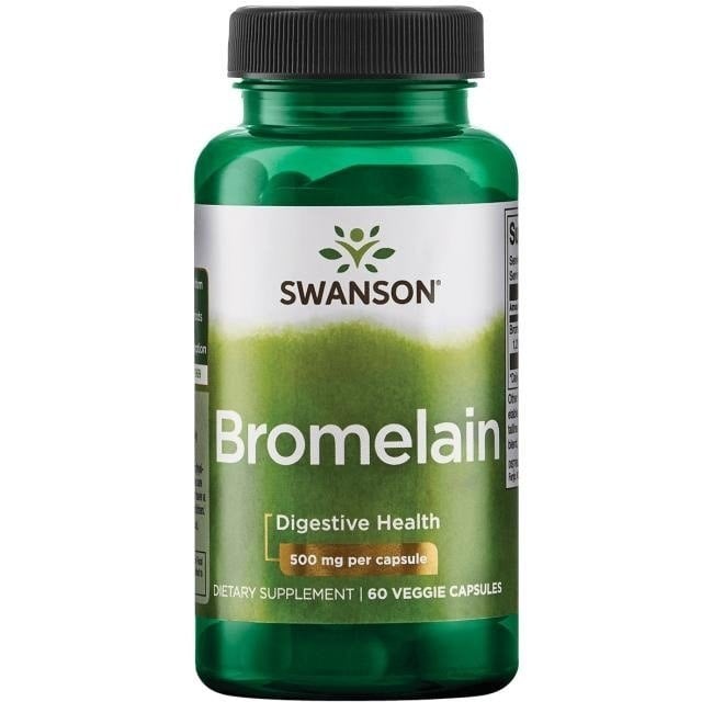 Swanson - Bromelain, 500mg - 60 vcaps