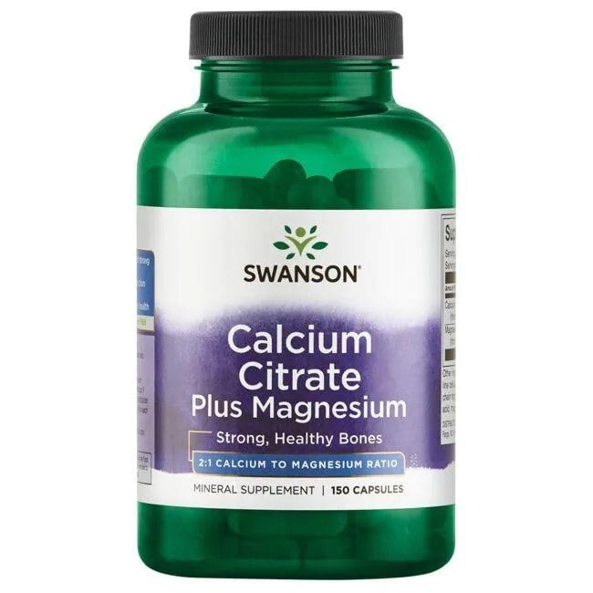 Swanson - Calcium Citrate Plus Magnesium - 150 caps