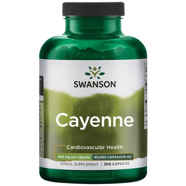 Swanson - Cayenne, 450mg - 300 caps