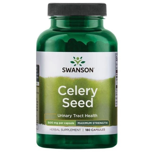 Swanson - Celery Seed, 500mg - 180 caps Swanson - Celery Seed, 500mg - 180 caps